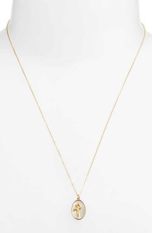 Set & Stones Katrina Birth Flower Pendant Necklace