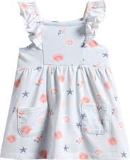 Petit Lem Shell Print Ruffle Dress