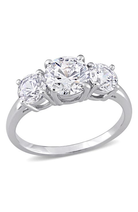 Sterling Silver Cubic Zirconia Ring