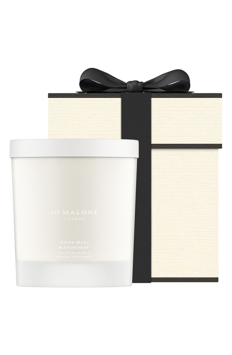 Jo Malone London<sup>™</sup> White Moss & Snowdrop Scented Candle, Main, color,