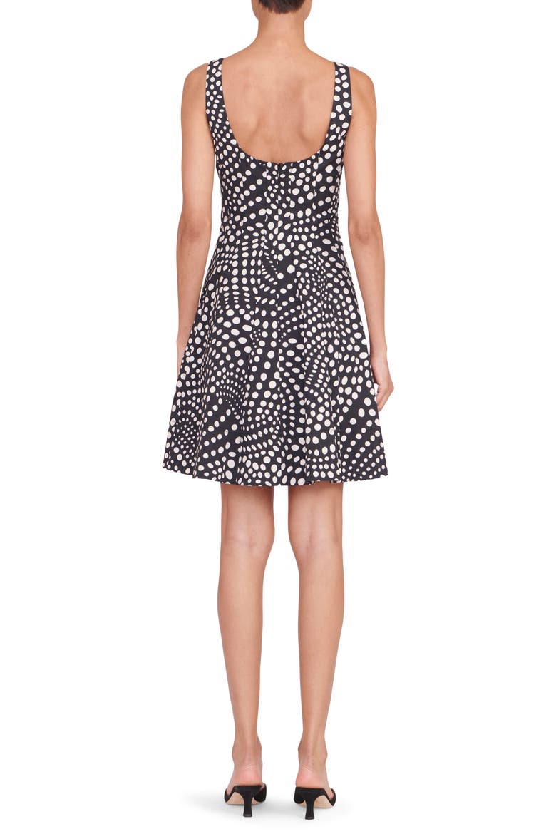 Wells Dot Minidress, Alternate, color, BLACK WAVY DOT