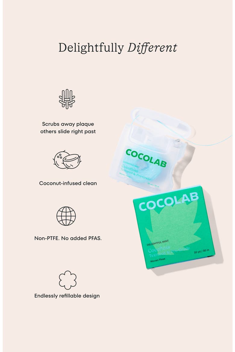 Cocofloss Refillable Mint Floss, Alternate, color, NO COLOR