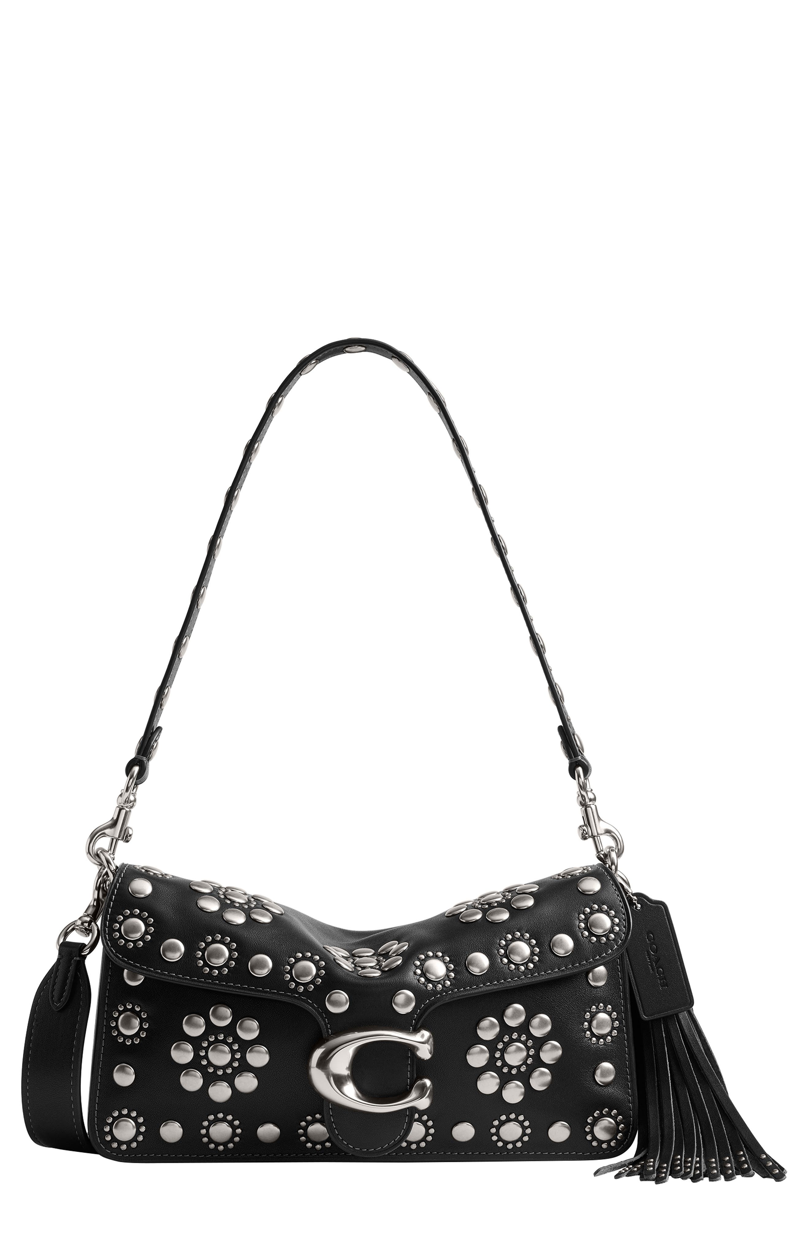 COACH Tabby Western Leather Shoulder Bag, Main, color, 