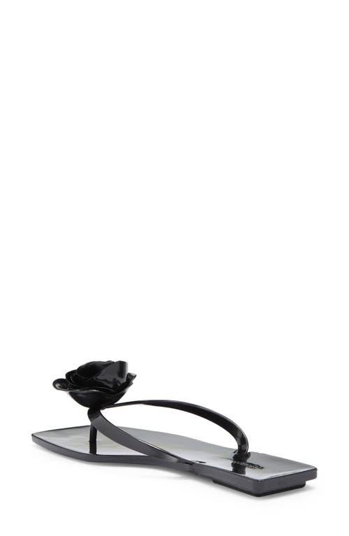 Jeffrey Campbell Sweeten Flip Flop In Black