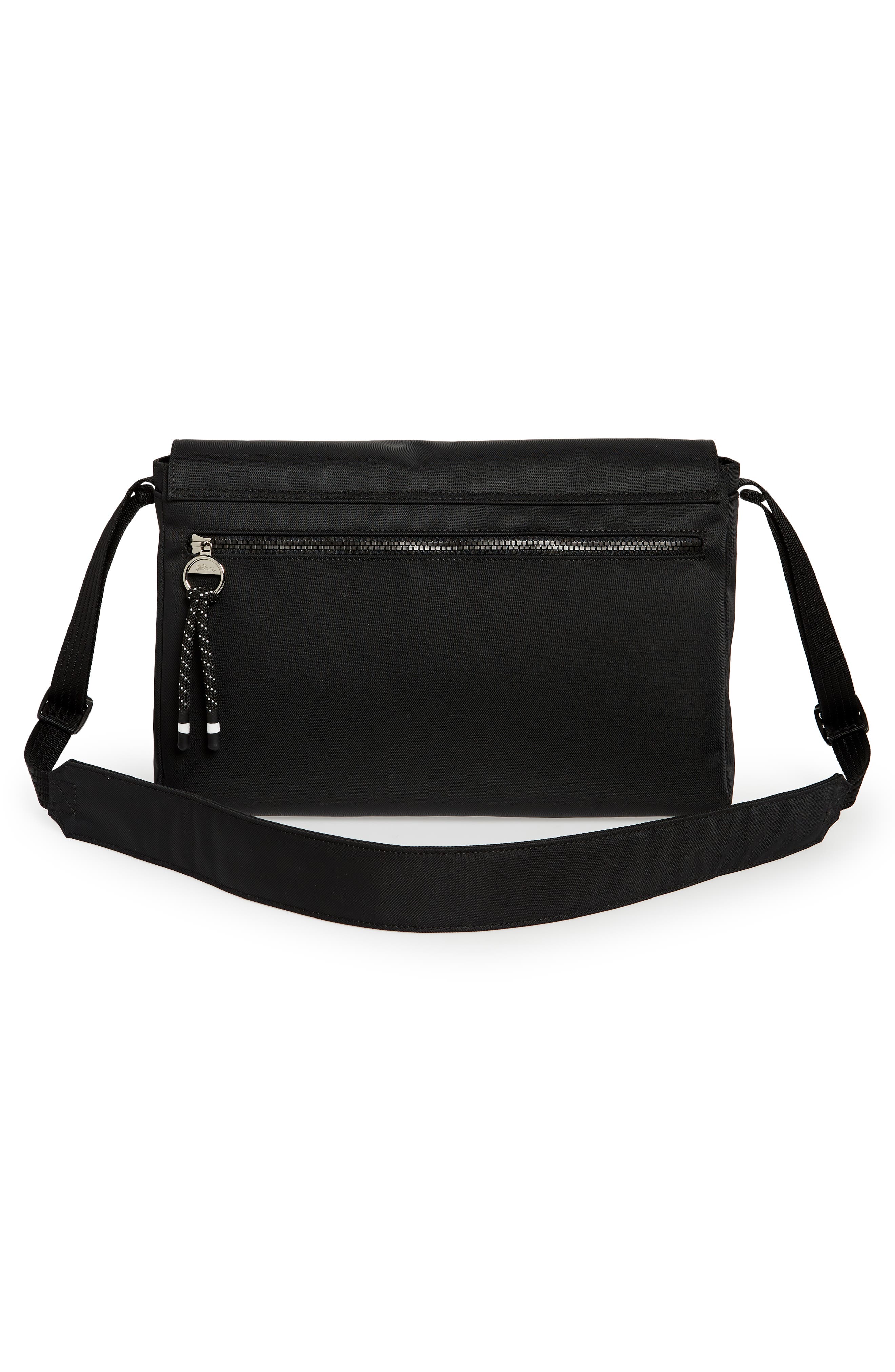 Longchamp Green District Flap Messenger Bag, Alternate, color, 