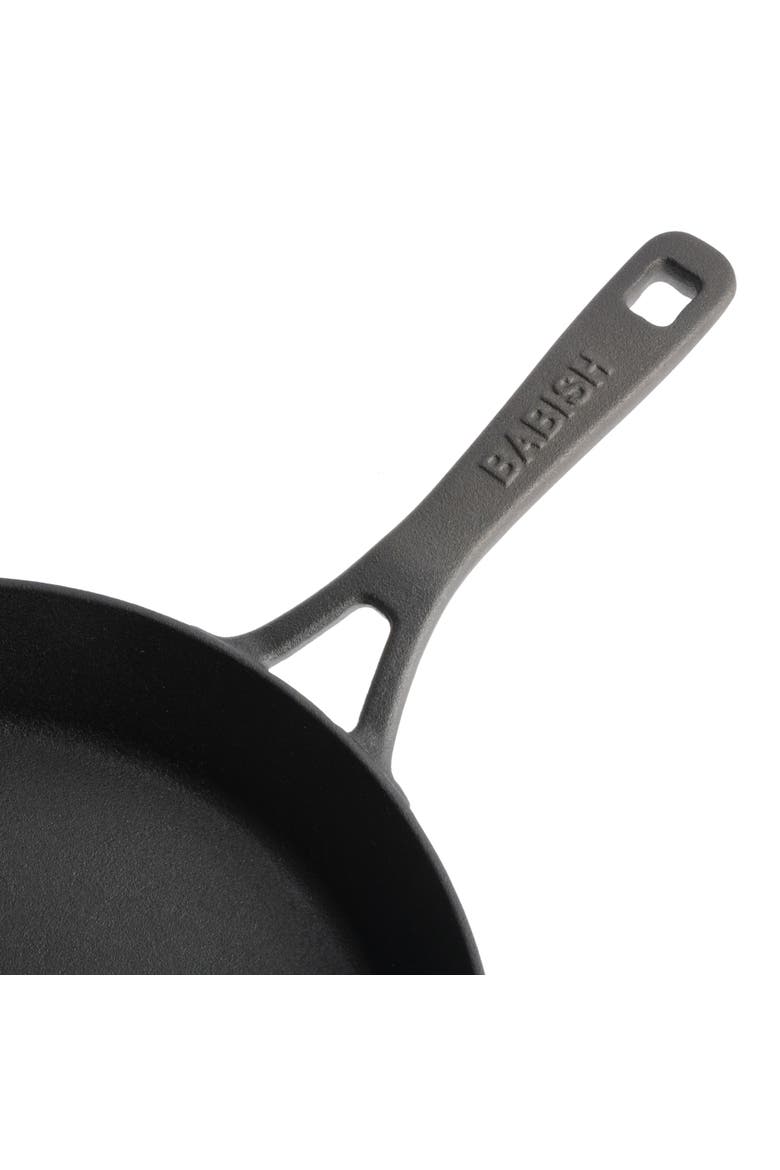 Cast Iron Preseasoned Skillet, 10 Inch, Alternate, color, Black