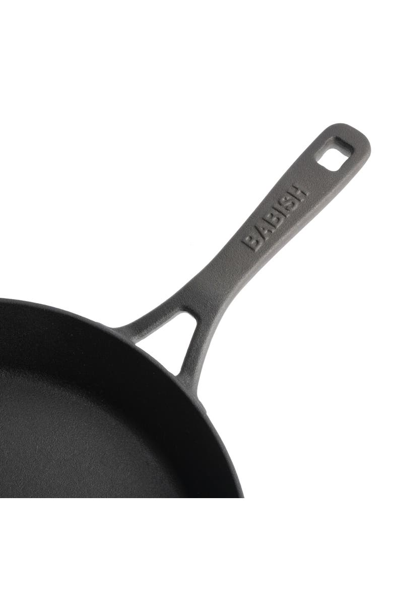 Babish Cast Iron Preseasoned Skillet, 10 Inch, Alternate, color, Black