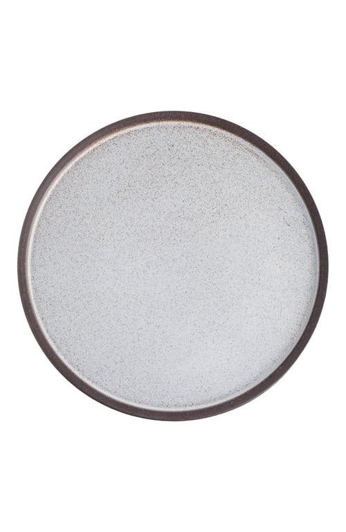Stone Lain Vince Stoneware 4-piece Dinner Plate Set In Gray