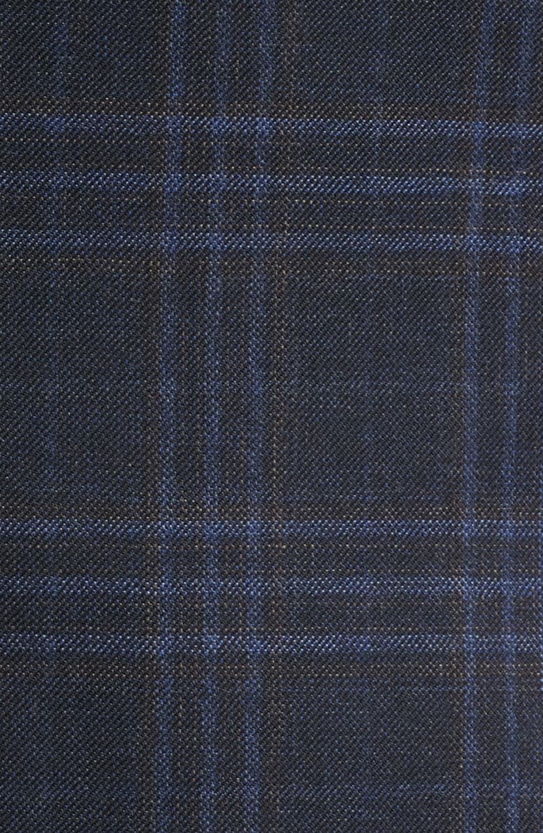 Peter Millar Flynn Classic Fit Navy Windowpane Check Wool Sport Coat, Alternate, color, Navy