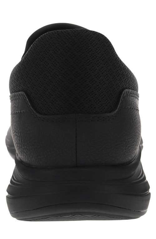 Dockers Mens Tucker Lightweight Slip Resistant Work Casual Safety Sneaker Shoe In Black