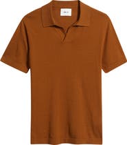 NN07 Ryan 6311 Cotton & Linen Johnny Collar Polo
