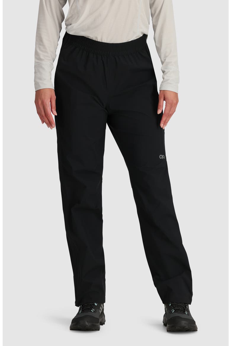 Stratoburst Stretch Rain Pants, Main, color, BLACK