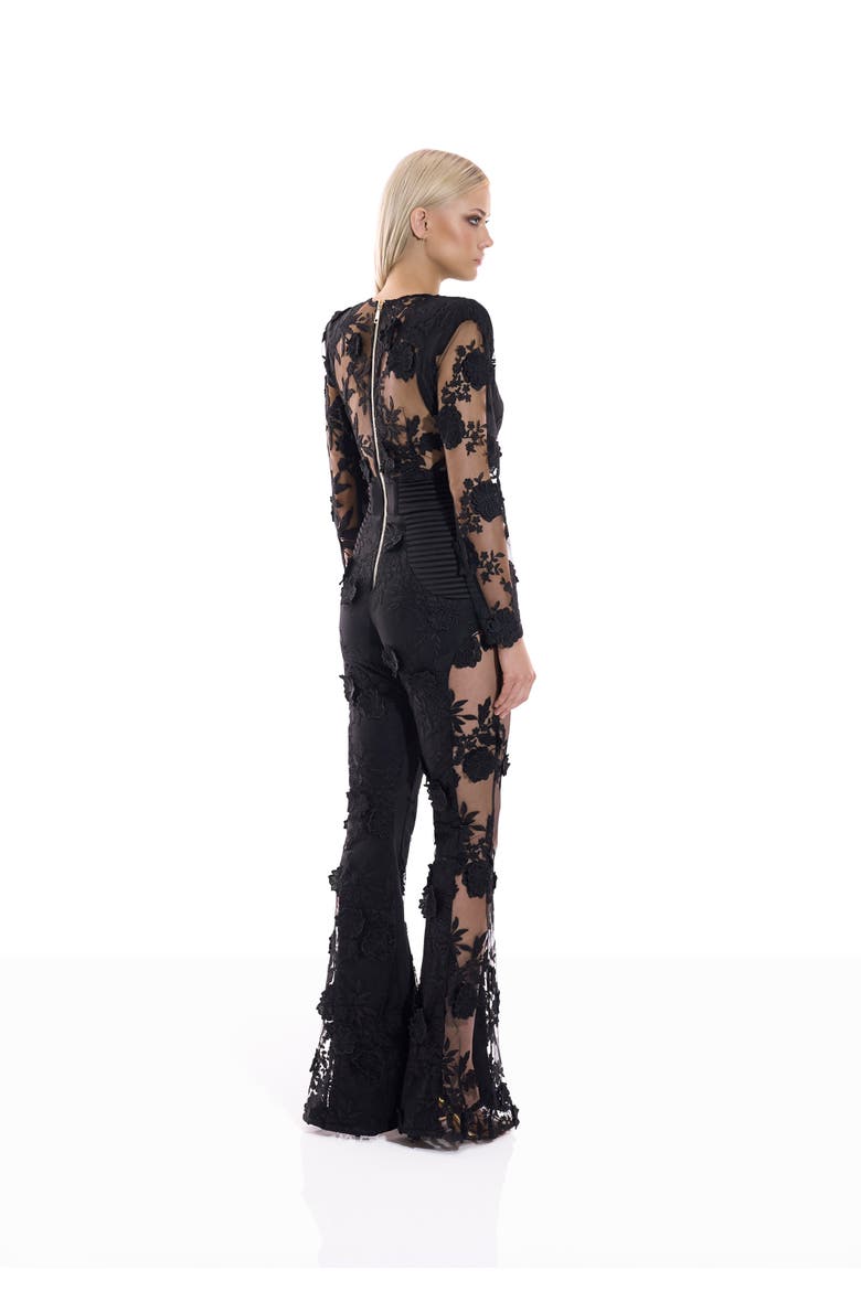 Where You Tend A Rose jumpsuit, Alternate, color, BLACK