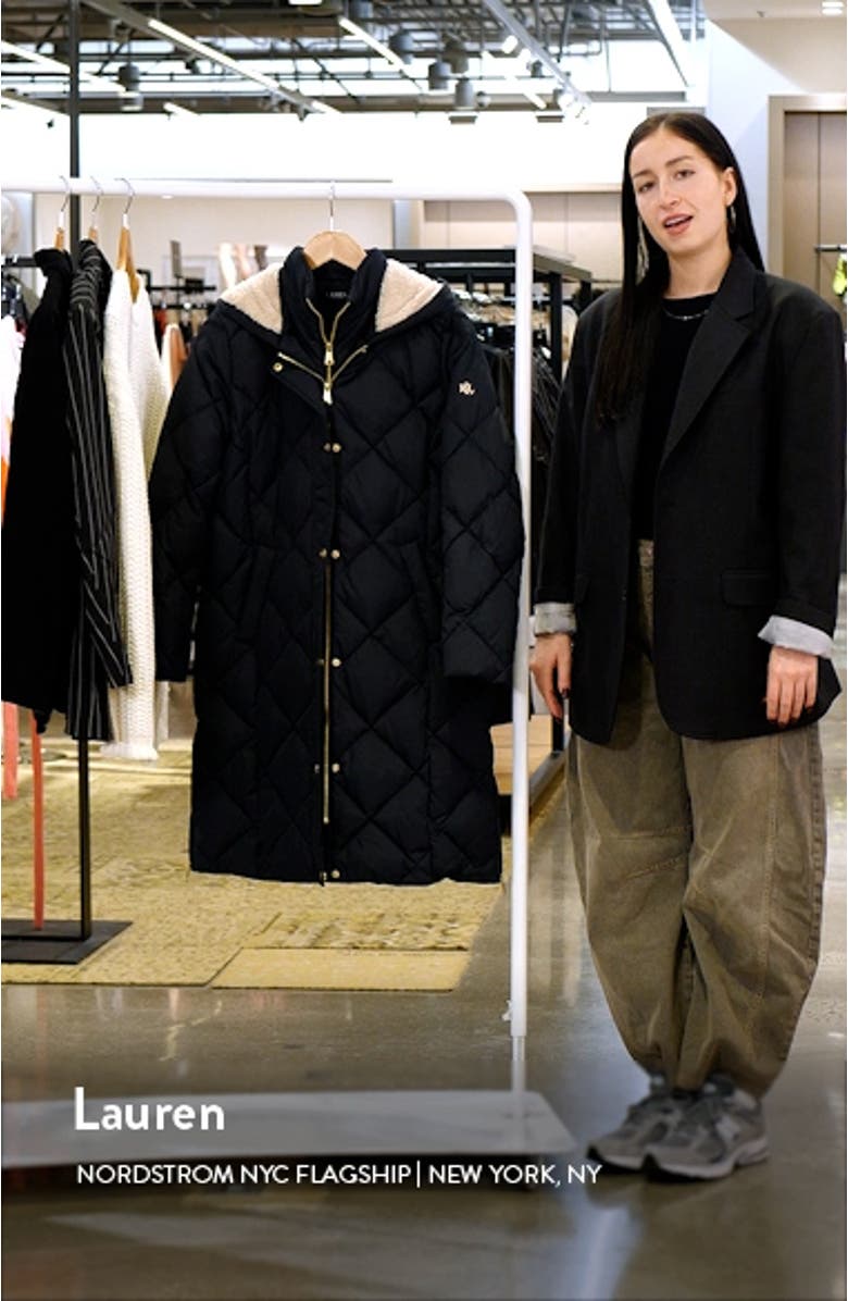 Longline Puffer Coat with Removable Vest, sales video thumbnail