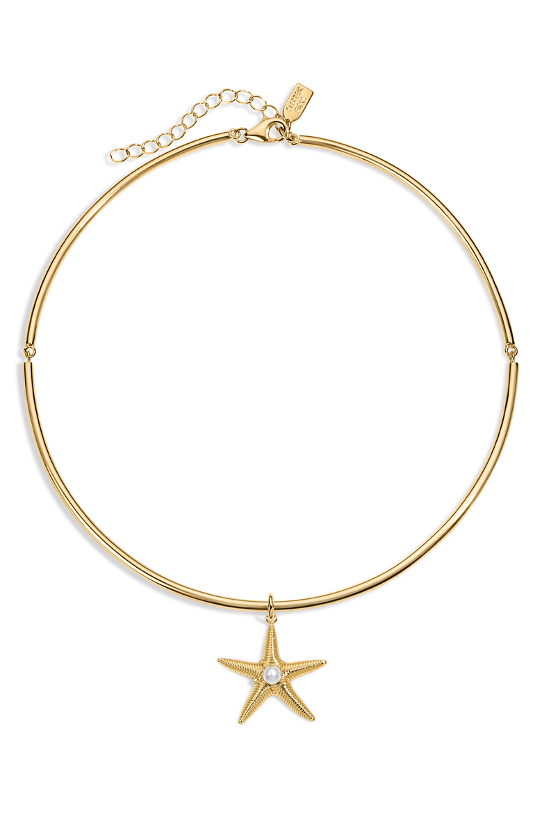 Current Collar Necklace, Main, color, GOLD