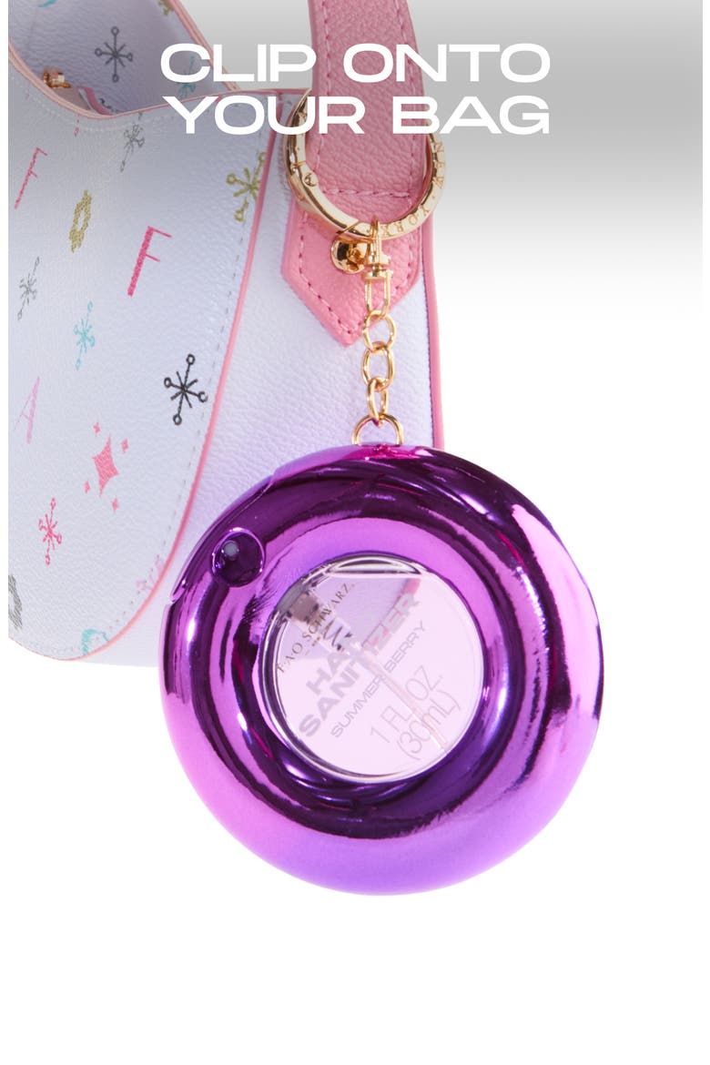 Kids' Summer Berry Hand Sanitizer Keychain, Alternate, color, PURPLE
