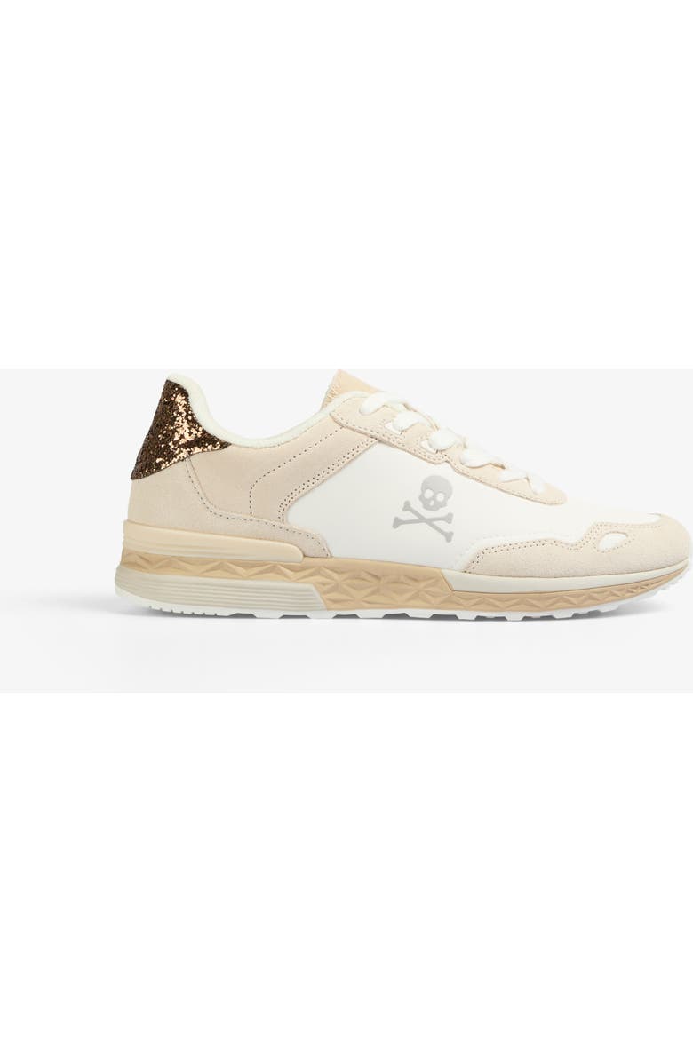 Scalpers Harry Sneakers Woman, Main, color, Offwhite-Bronze