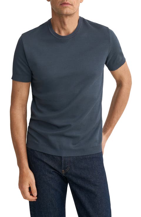 Texture Cotton T-Shirt
