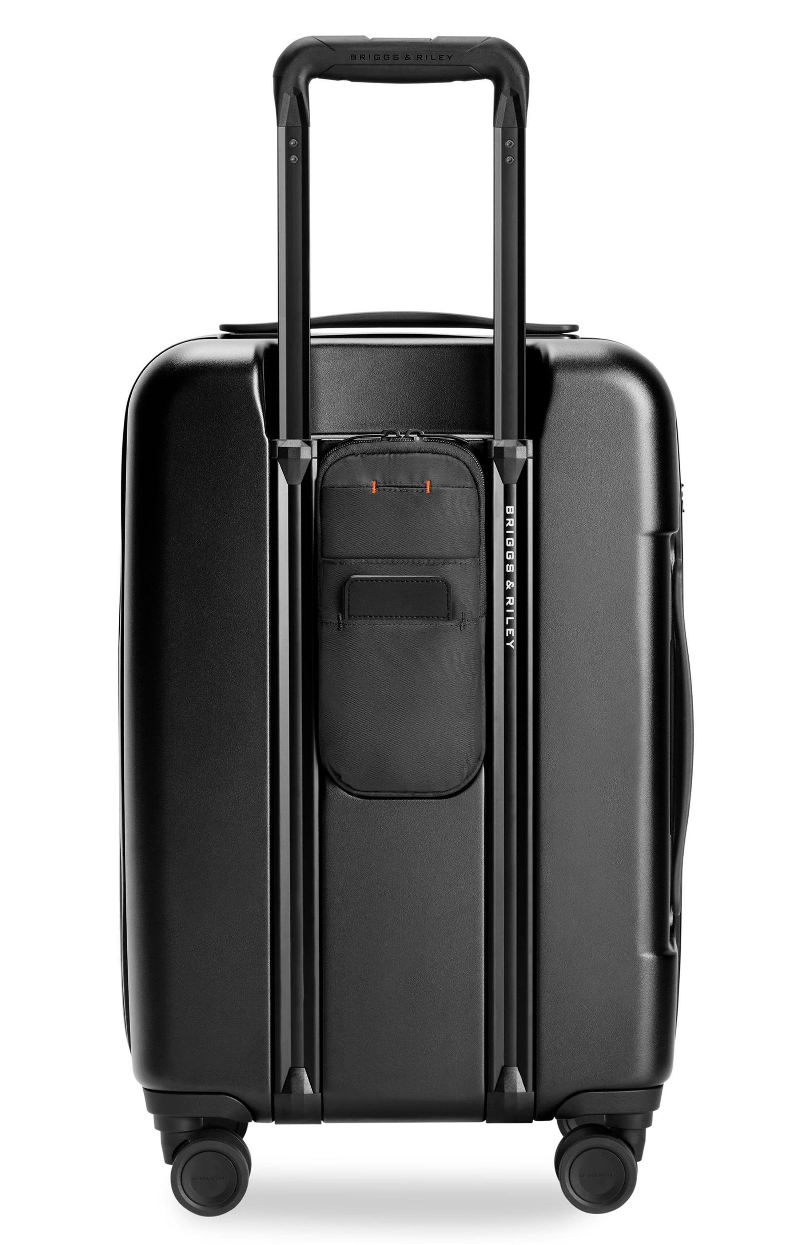 Briggs &amp; Riley Sympatico Essential 22-Inch Expandable Spinner Carry-On, Alternate, color, Black
