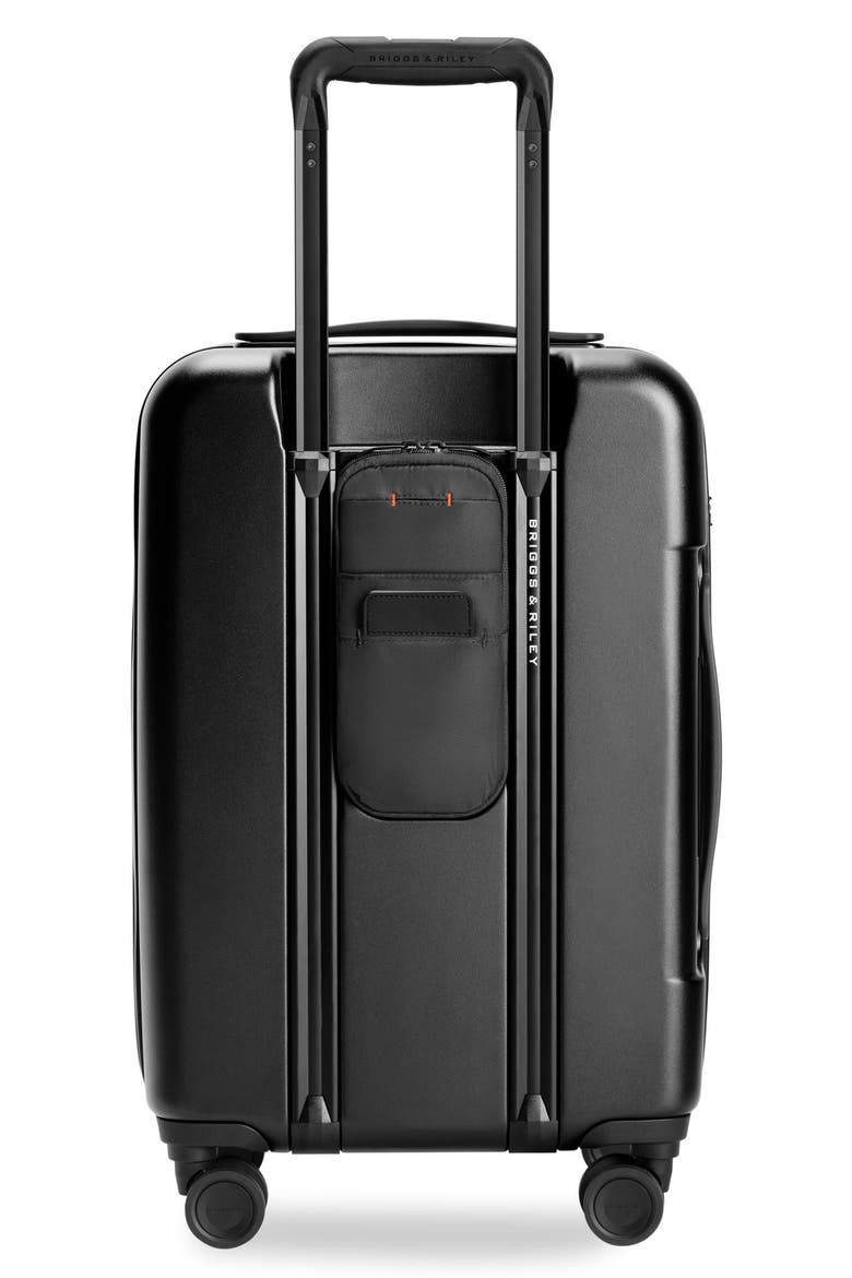 Sympatico Essential 22-Inch Expandable Spinner Carry-On, Alternate, color, BLACK