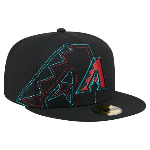 Men's New Era Black Arizona Diamondbacks Yarn Stitch 59FIFTY Fitted Hat