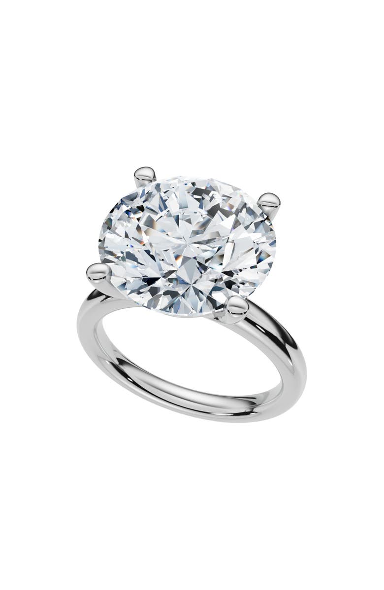 Bliss Diamond Certified 9Ct Aurora Solitaire Diamond Engagement Ring Lab Grown, Alternate, color, 