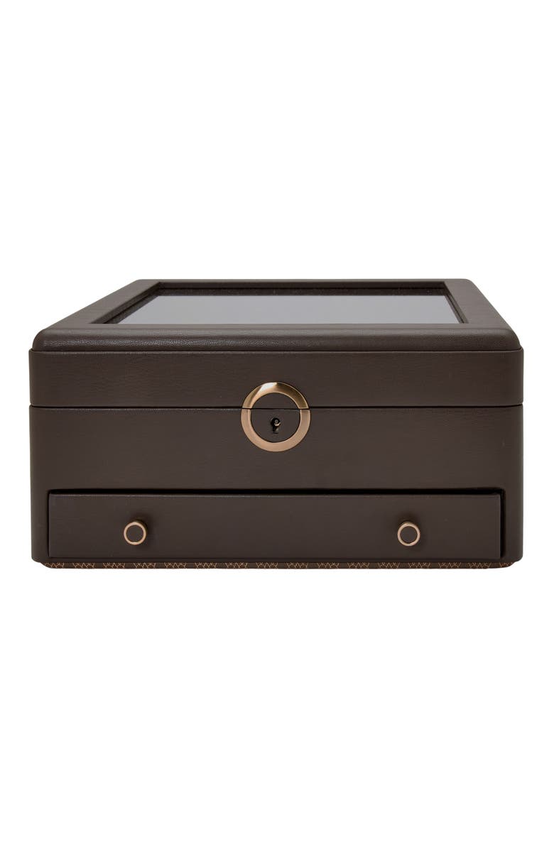 WOLF Earth Watch Stand Box, Main, color, Coffee