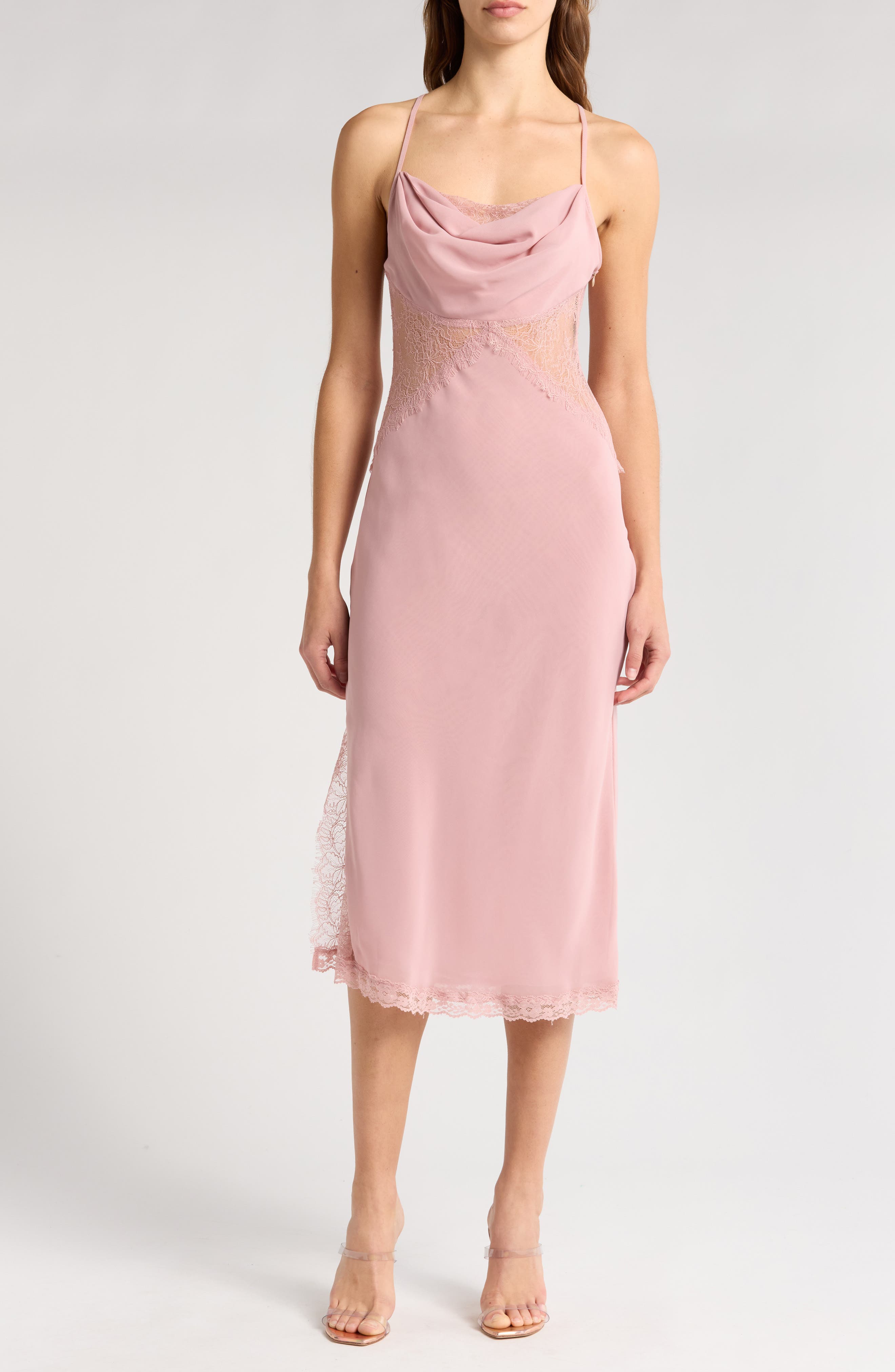 WISHLIST Lace Slip Dress