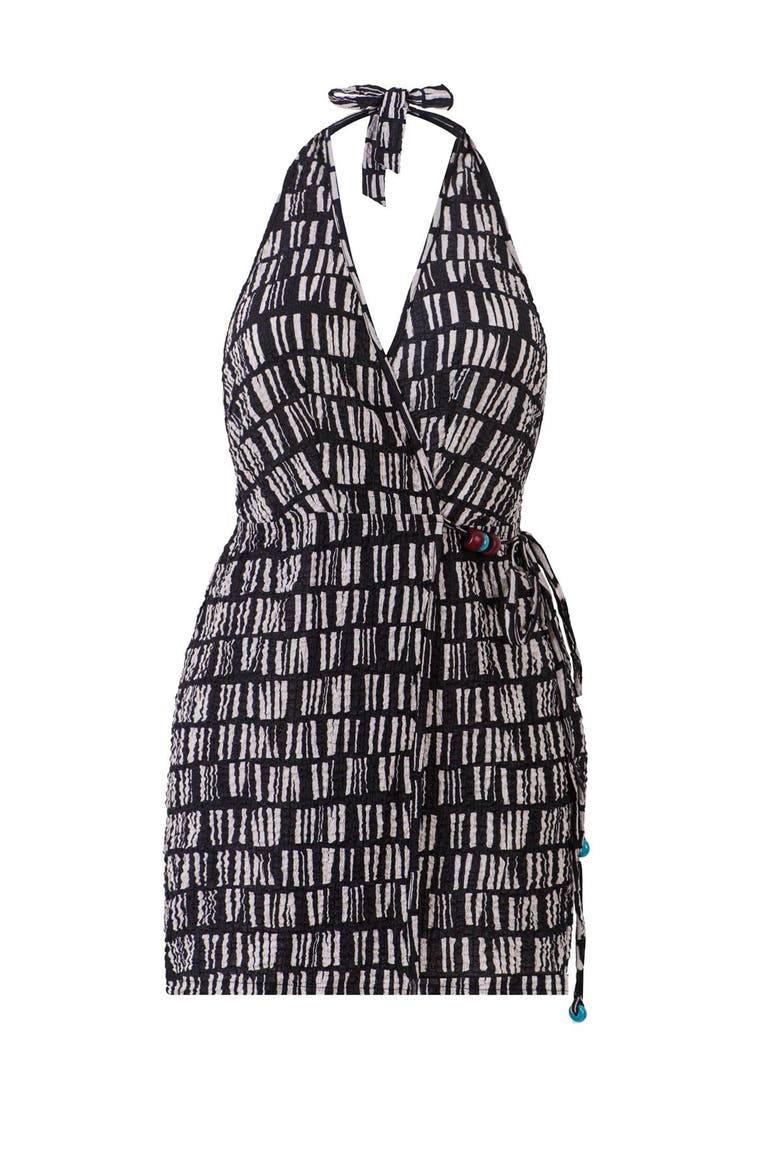 Cappadocia Mini Dress, Main, color, Black