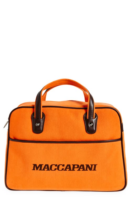 MACCAPANI The Macca Top Handle Bag in Orange 