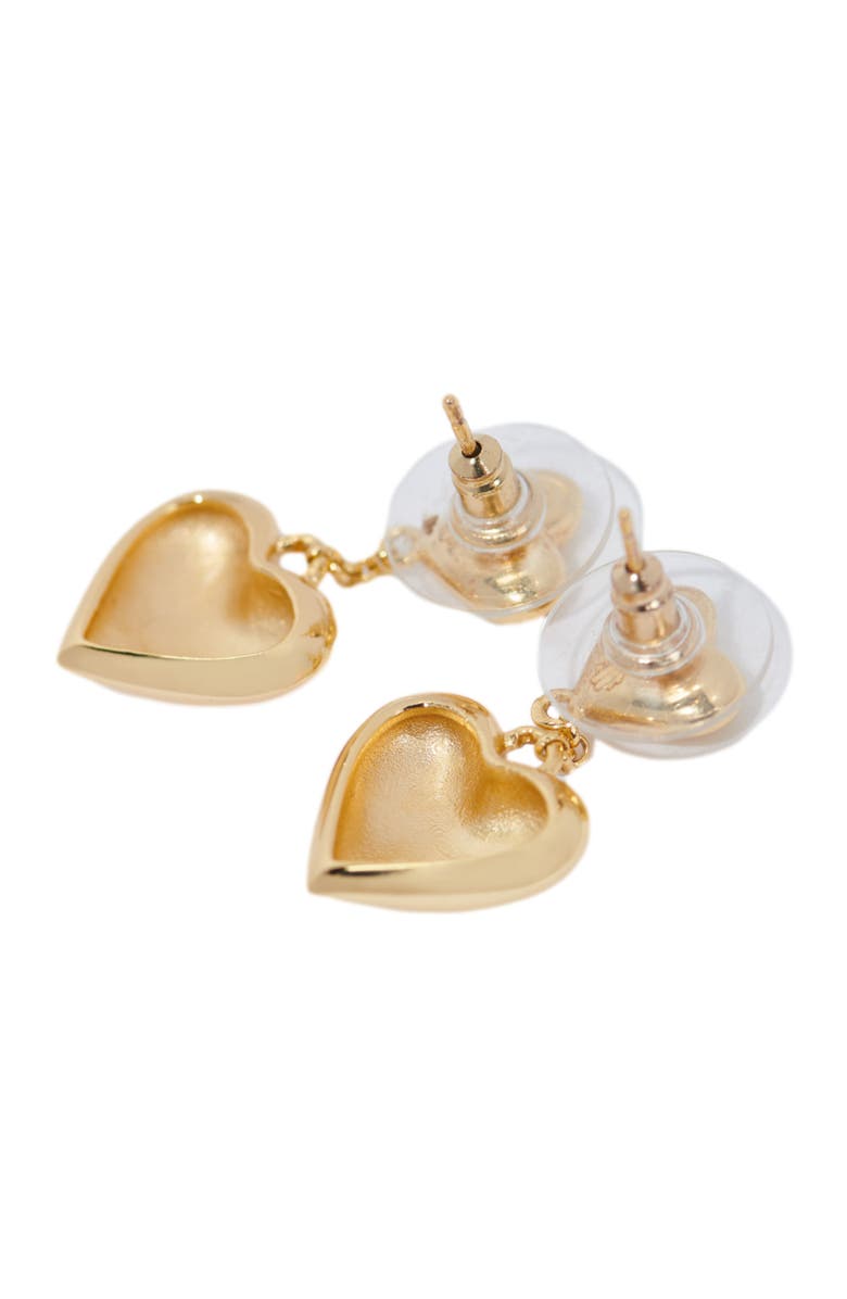 maje Heart earrings, Alternate, color,