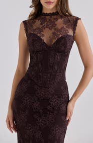 HOUSE OF CB Serida Lace Corset Top