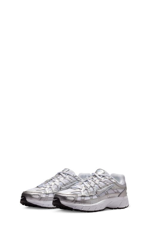 Nike P-6000 Sneaker In Silver