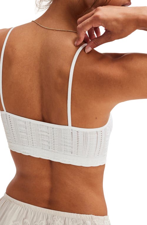 Free People Heirloom Seamless Bralette In White