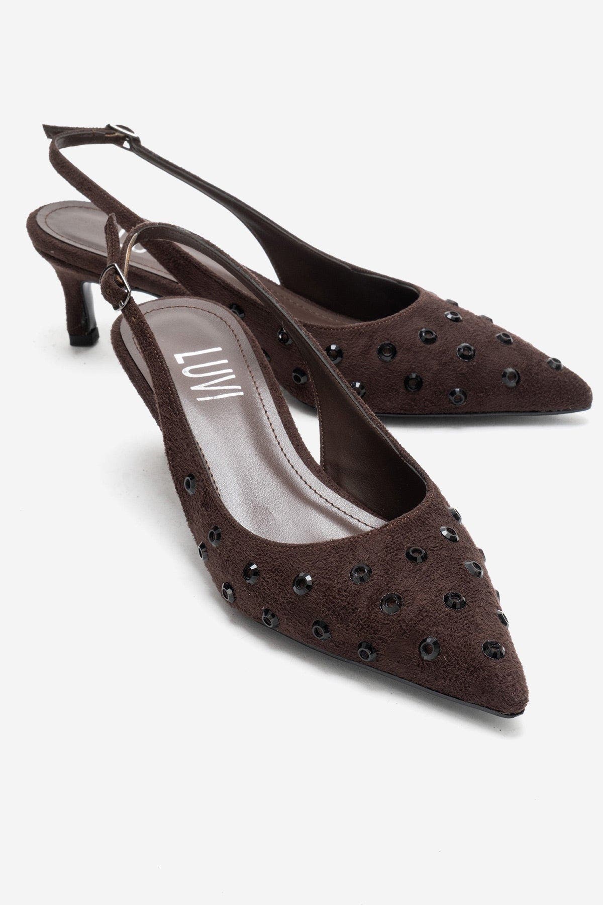 Lorex Embellished Stiletto Slingback Pump - image 4