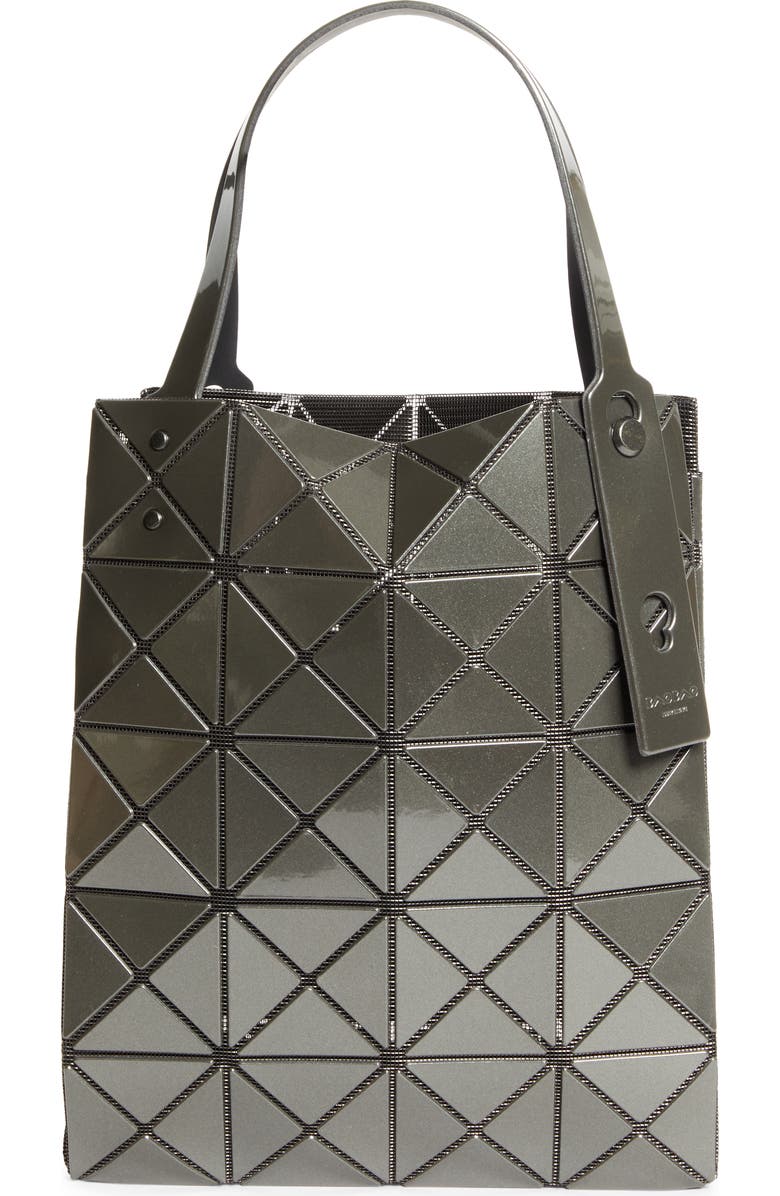 Bao Bao Issey Miyake Carat Top Handle Bag, Alternate, color, Gunmetal