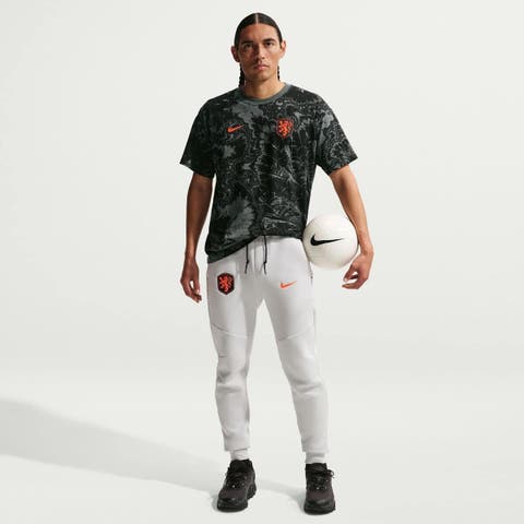 Men's Nike Gray Netherlands National Team Allover Print T-Shirt