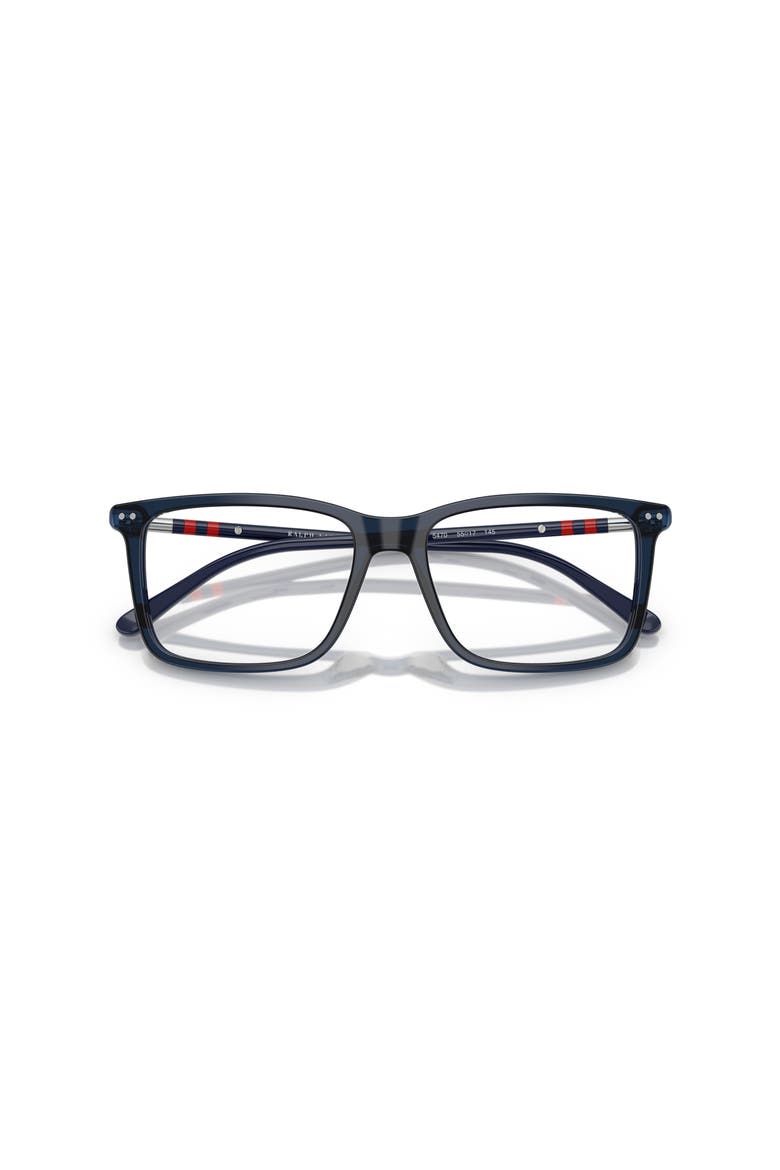 53mm Rectangle optical glasses, Alternate, color, Blue