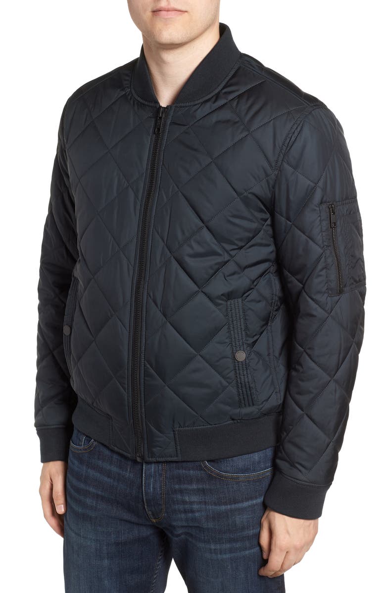 Marc New York Fletcher Quilted Bomber Jacket, Alternate, color, 