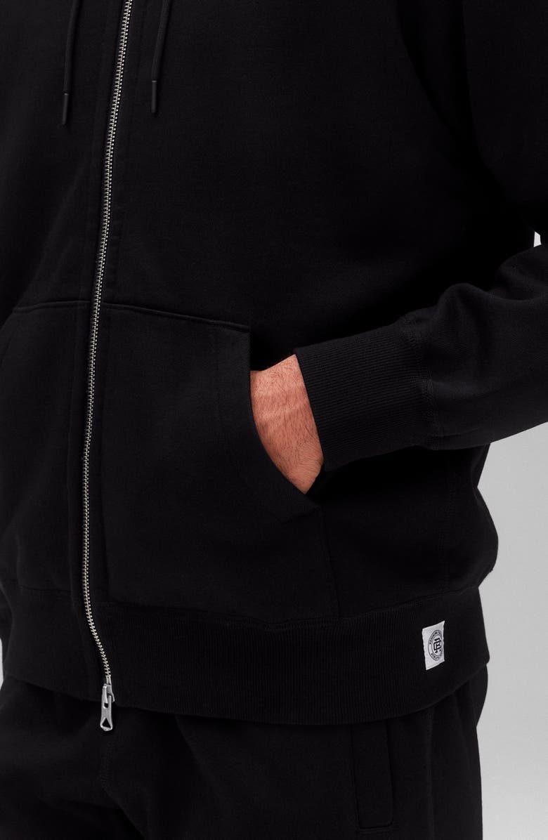 Reigning Champ Midweight Fleece Zip Hoodie, Alternate, color,