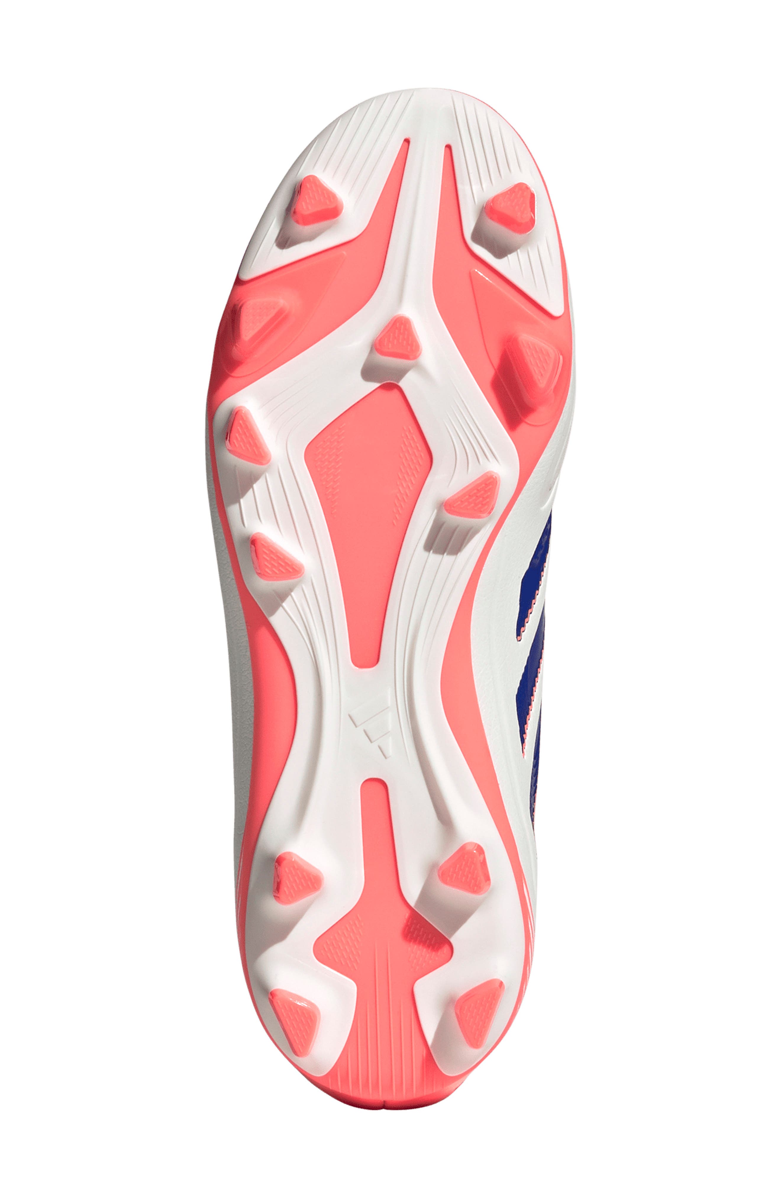 adidas Kids' Copa Pure 3 Club Soccer Cleat, Alternate, color, Off White/ Blue/ Coral