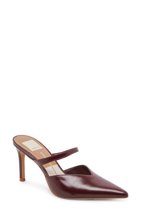 Maroon and gold heels best sale