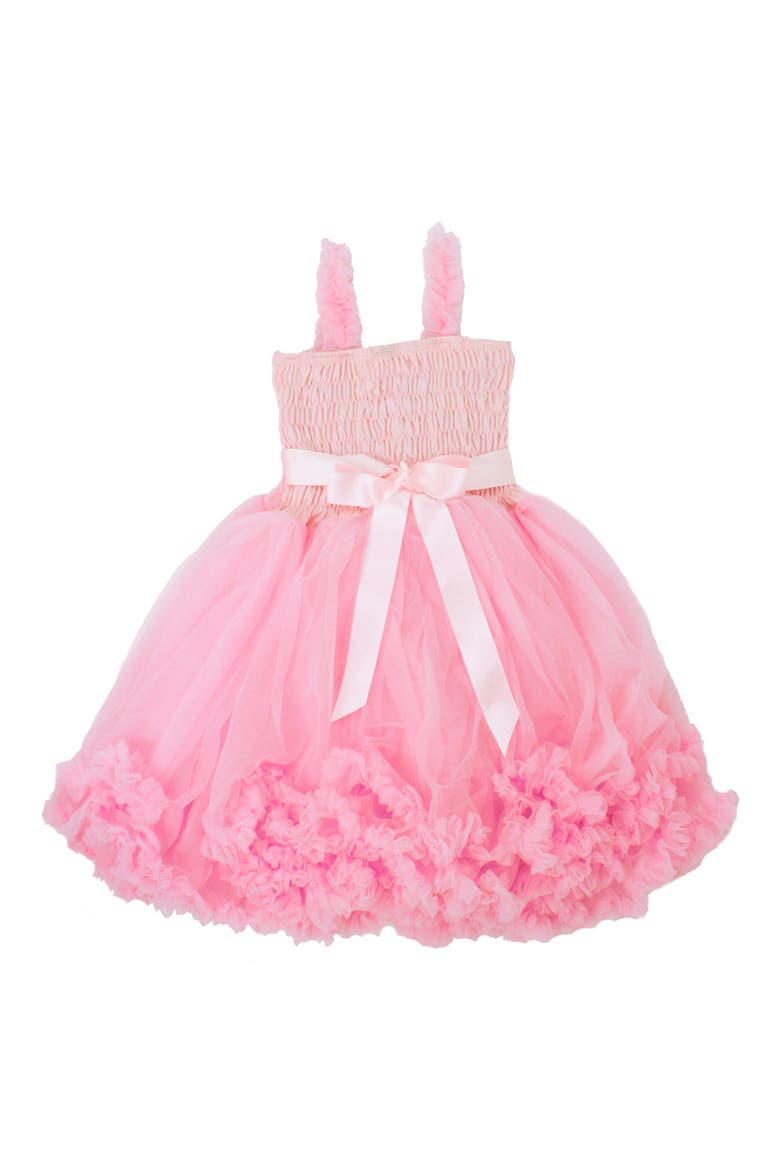 Ruffled Pettidress, Alternate, color, PINK