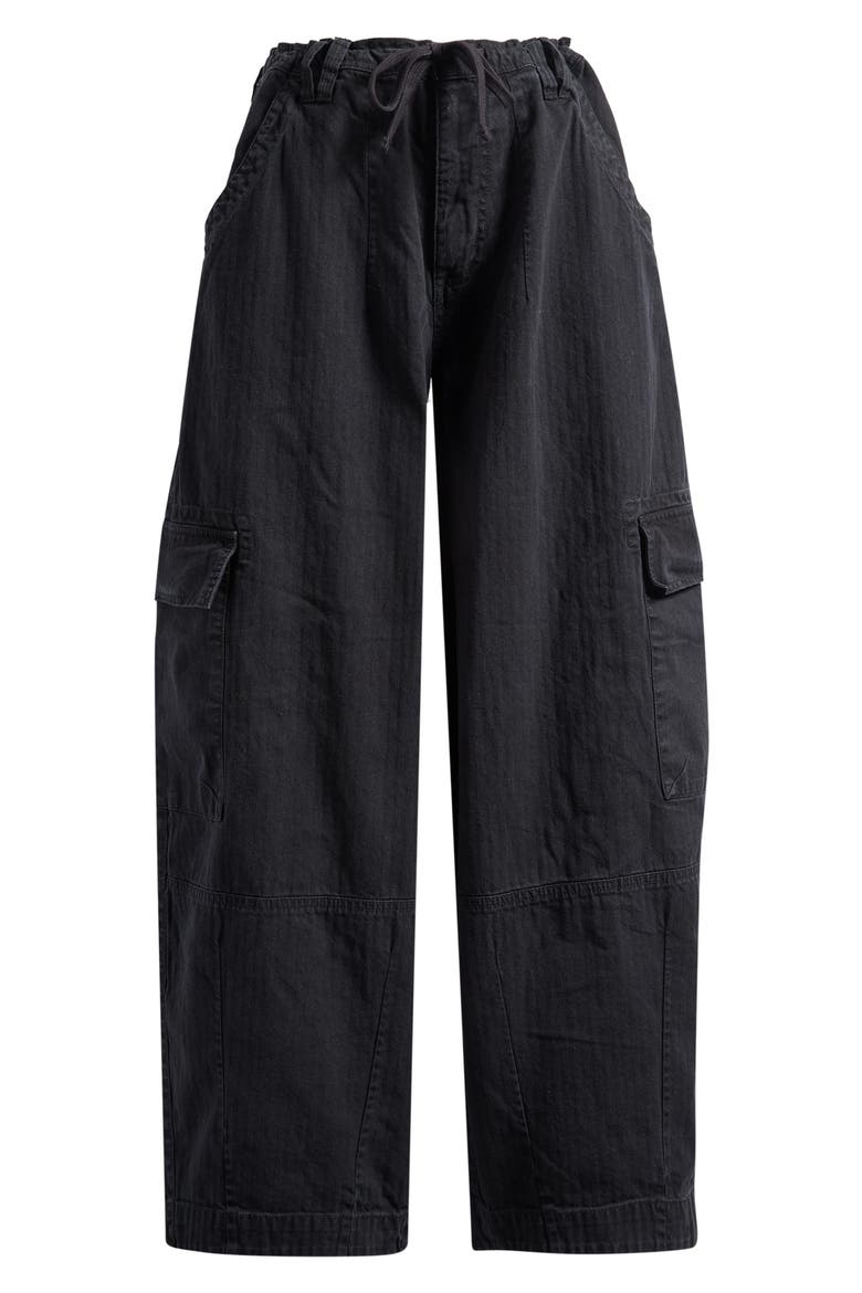 Baggy Boi Cargo Pants, Alternate, color, BLACK