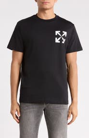 OFF WHITE Single Arrow Slim Graphic T-Shirt