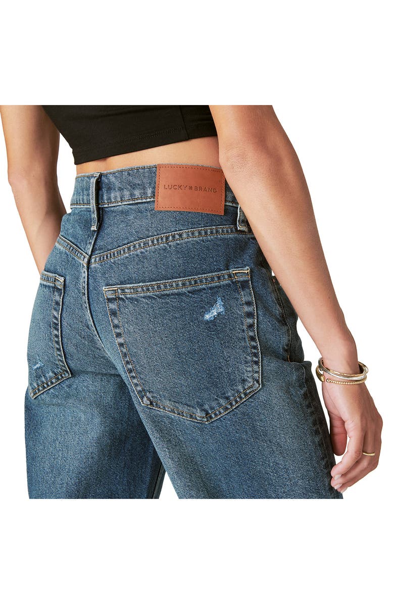 Lucky Brand Ripped Boyfriend Jeans, Alternate, color,