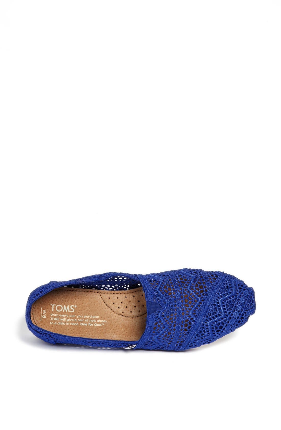TOMS 'Classic' Crochet Slip-On, Alternate, color, 