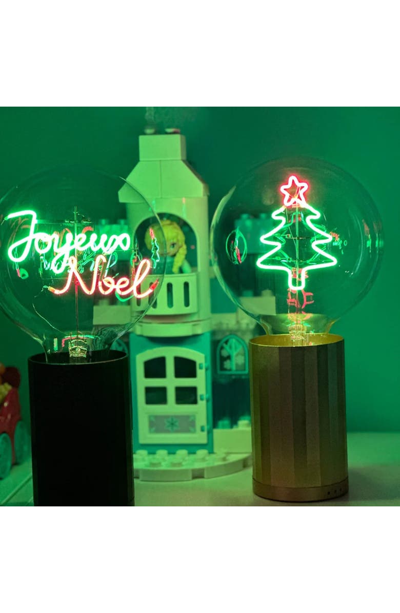 MITB Xmas Tree Portable Table Lamp, Alternate, color, Black