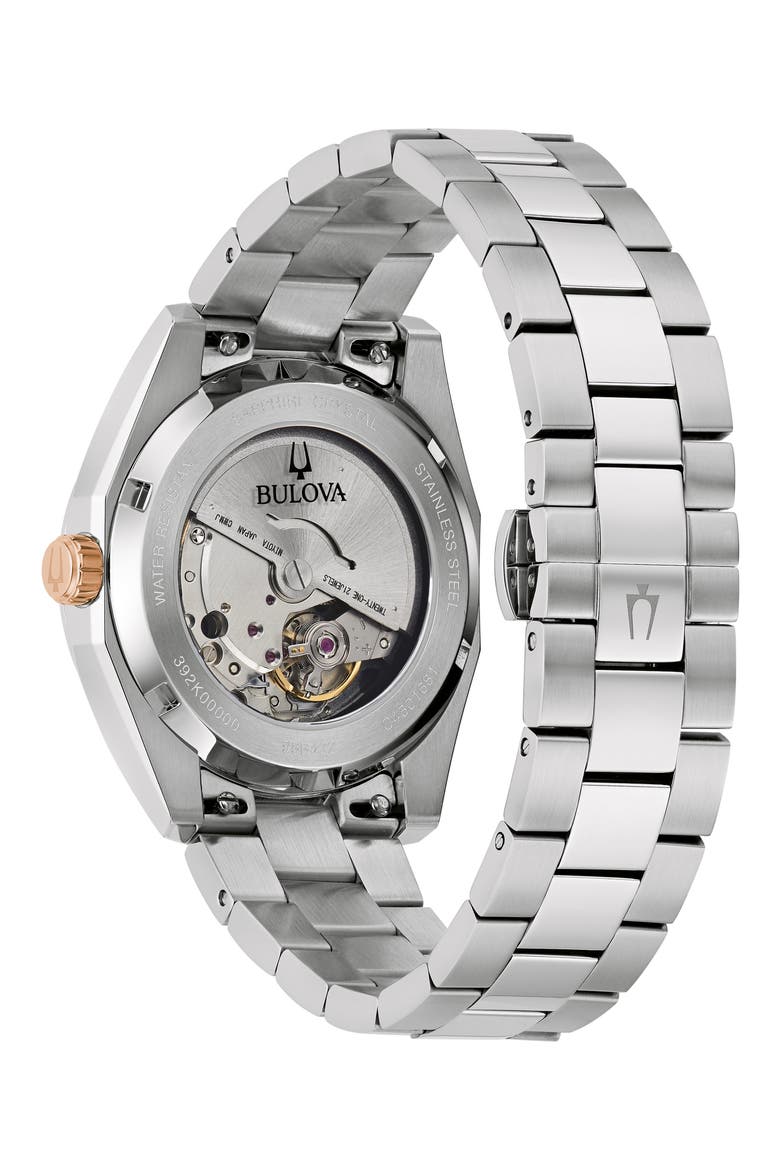 Surveyor Bracelet Watch, 39mm, Alternate, color, SILVER-TONE