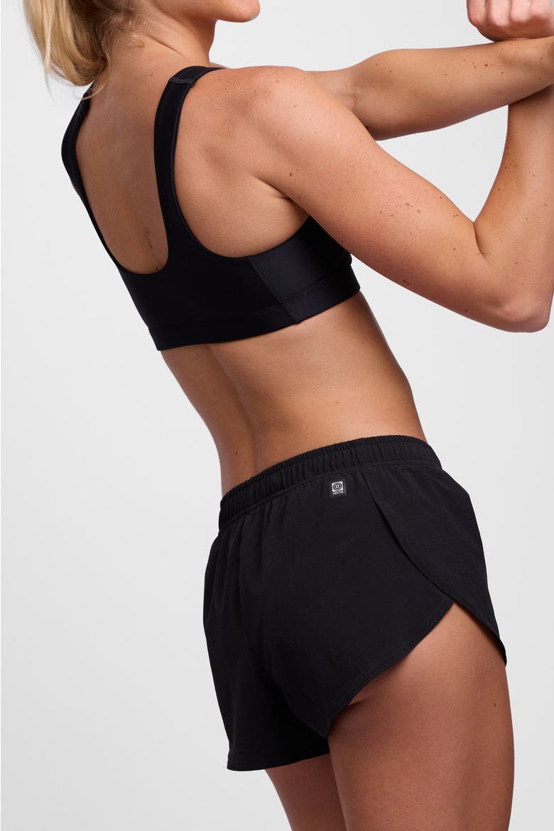 Lizzie Split Short, Alternate, color, Black